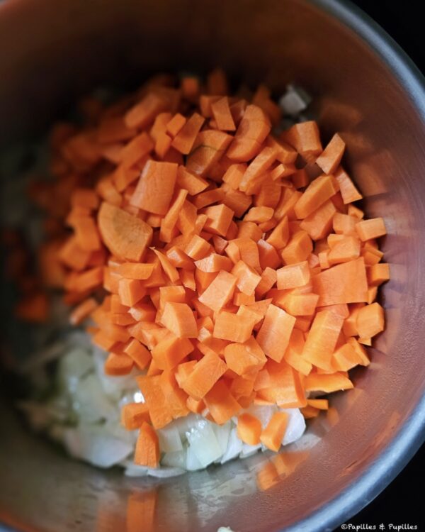 Ajoutez les carottes