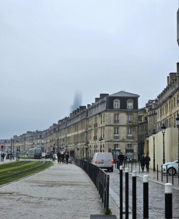 Bordeaux sous la pluie