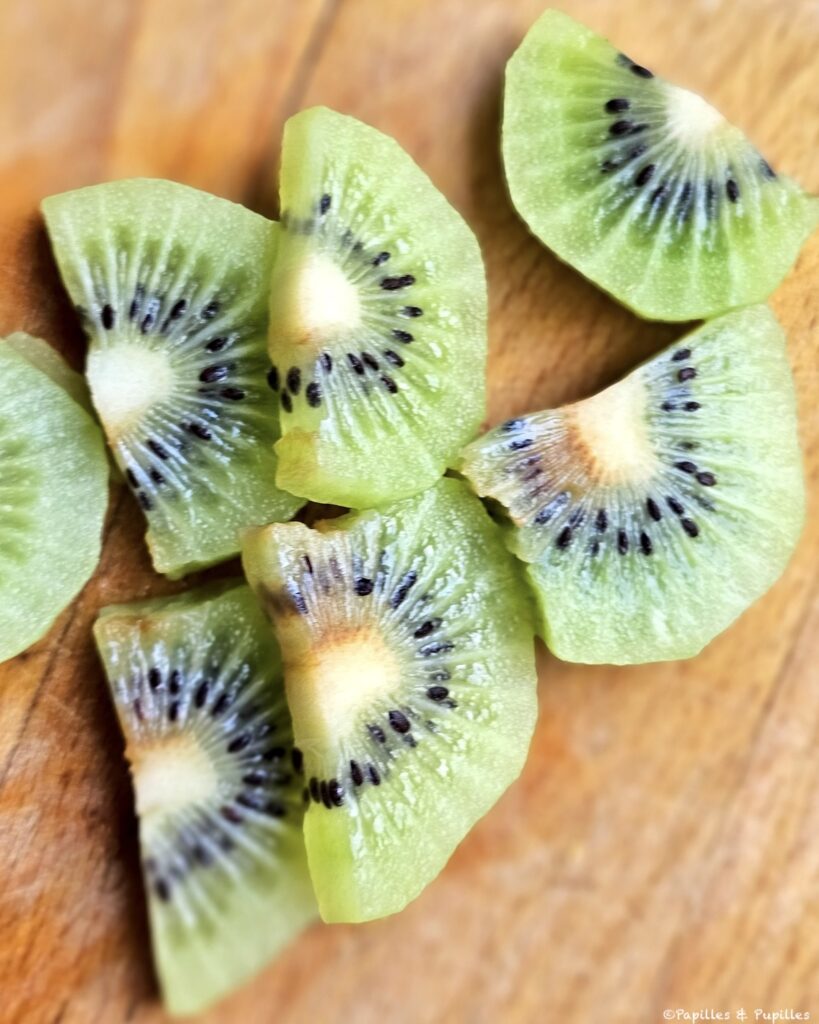 Demi rondelles de kiwi