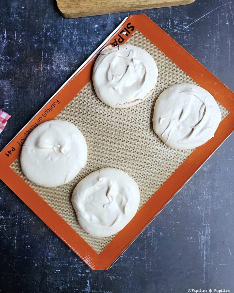 Meringue après cuisson