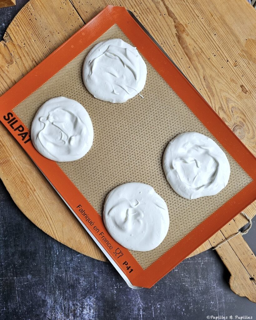 Meringue avant cuisson