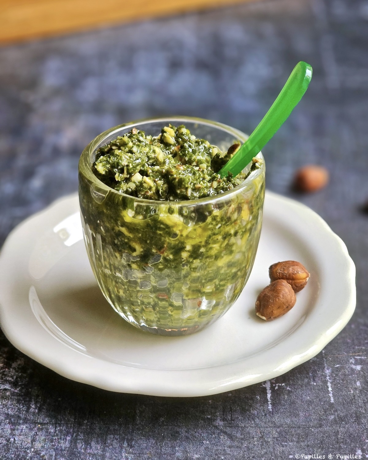 Pesto menthe noisettes