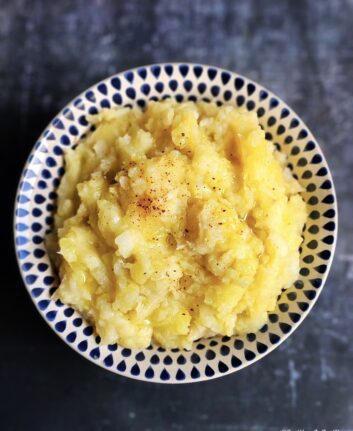 Ecrasée de pommes de terre et céleri