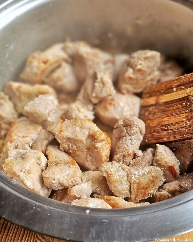 Faites roussir la viande