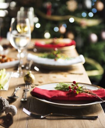 Table de Noël ©Rawpixel.com shutterstock