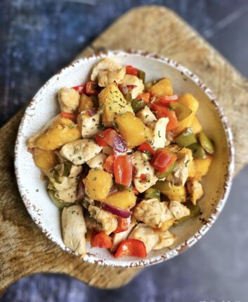 Escalopes de poulet à l'Hawaïenne