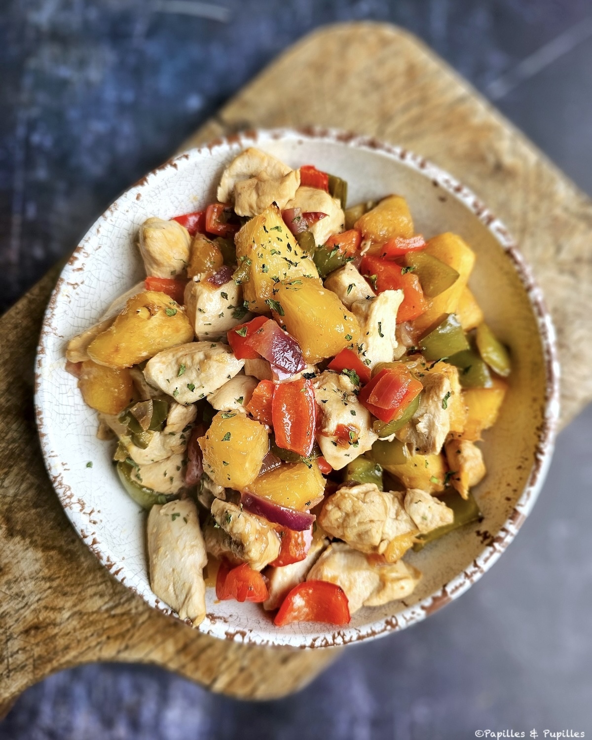 Escalopes de poulet à l'Hawaïenne