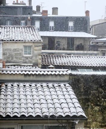 Neige à Bordeaux