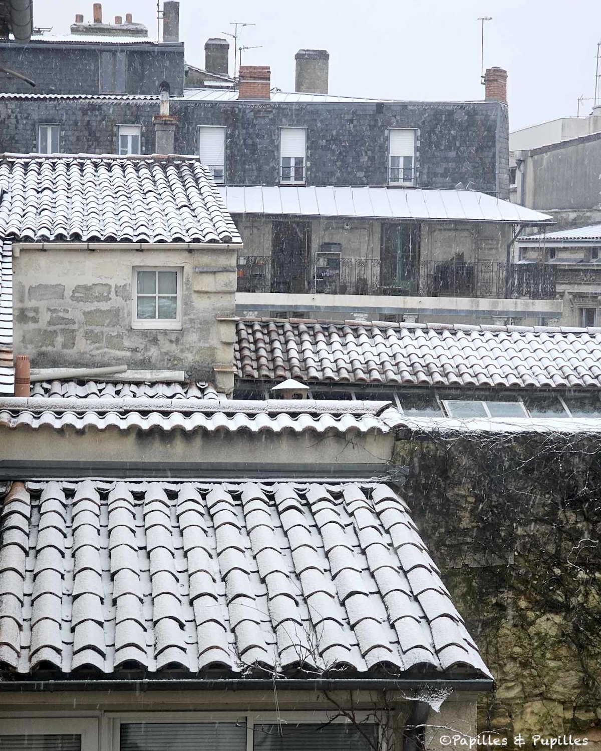 Neige à Bordeaux