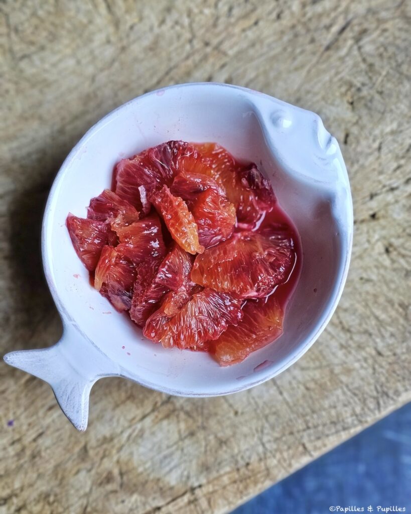 Suprêmes d'oranges sanguine