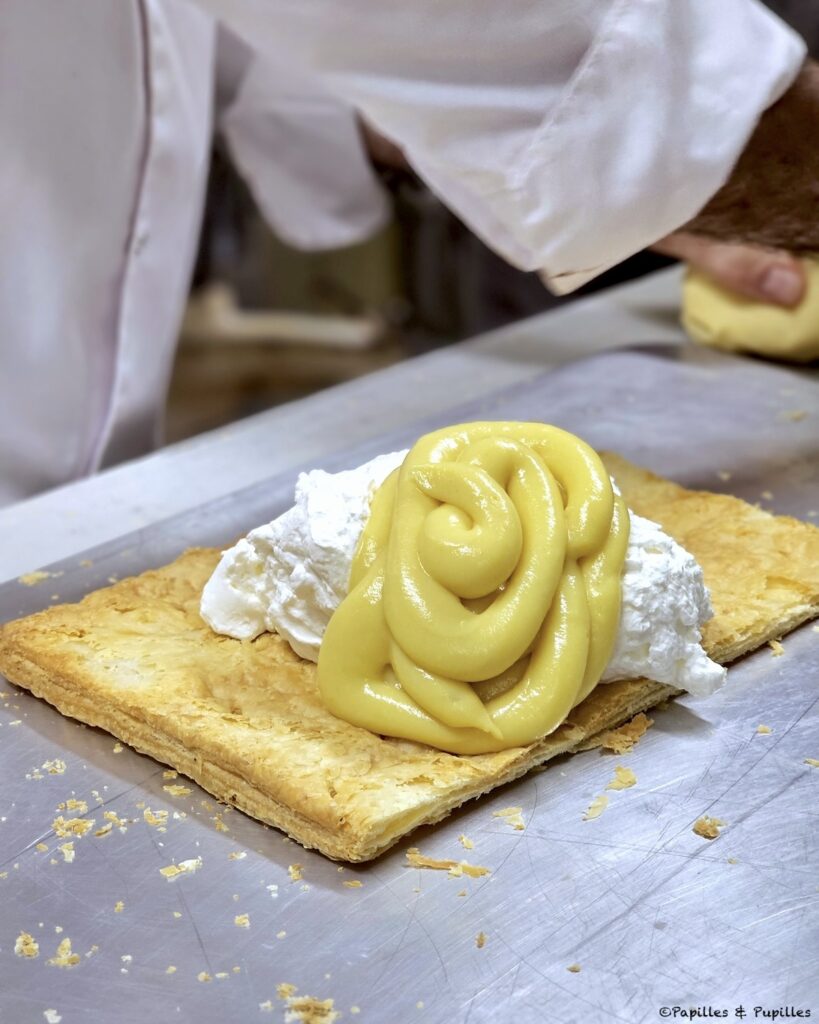 Crème fouettée et pâtissière