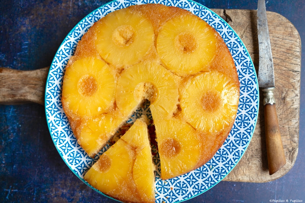 Gâteau renversé à l'ananas 