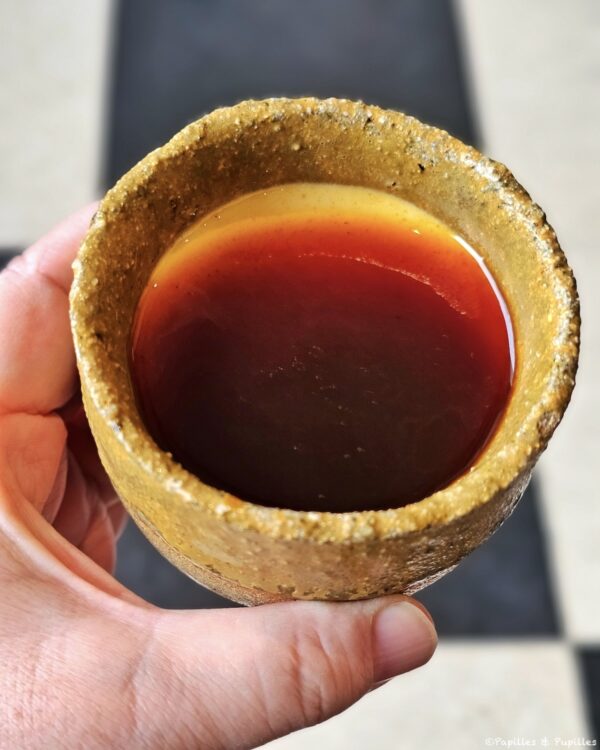 Caillé au thym et miel d'ananas fermenté