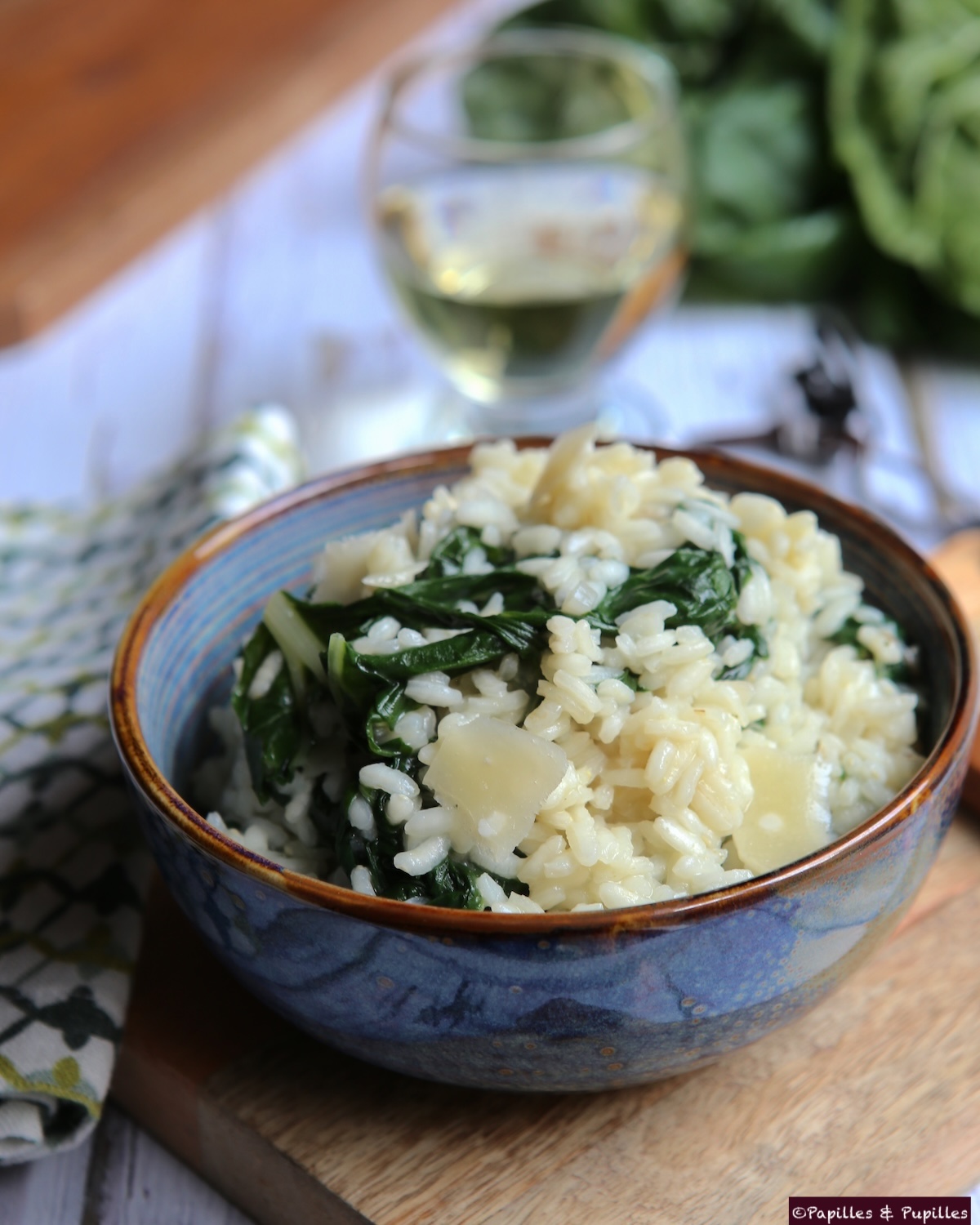 Risotto aux épinards et Parmesan