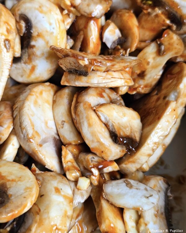 Champignons avant cuisson