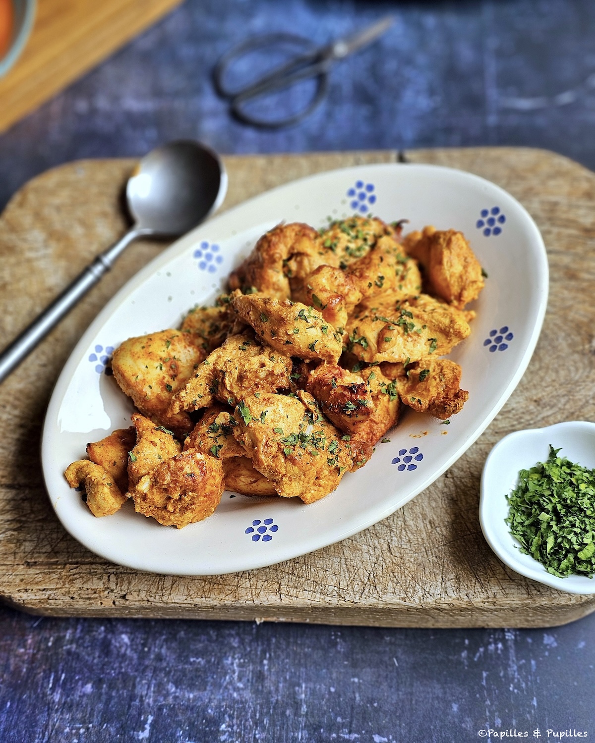 Dés de poulet façon Tandoori à l'Easy Fry