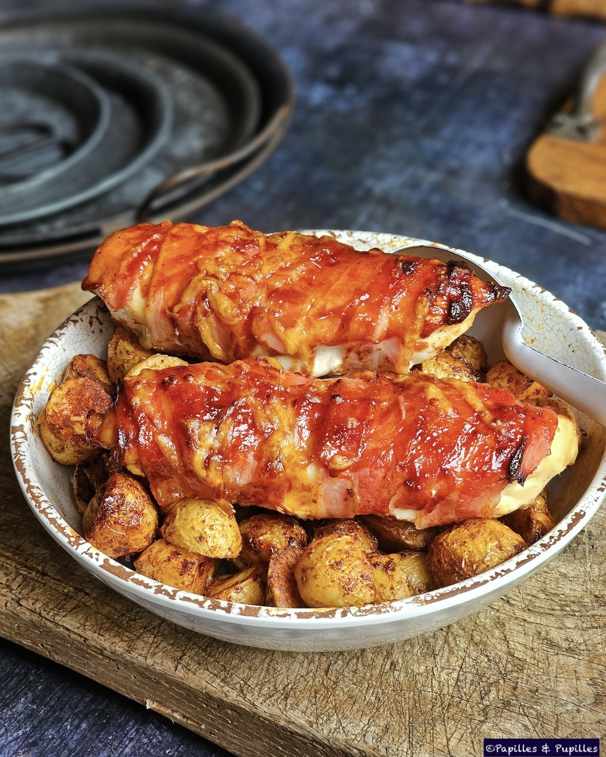 Escalopes et pommes de terre 
