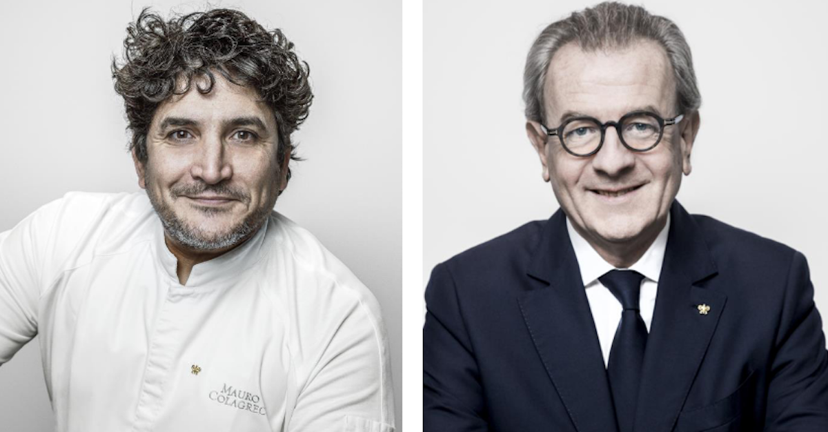 Mauro Colagreco et Laurent Gardinier ©Relais & Châteaux