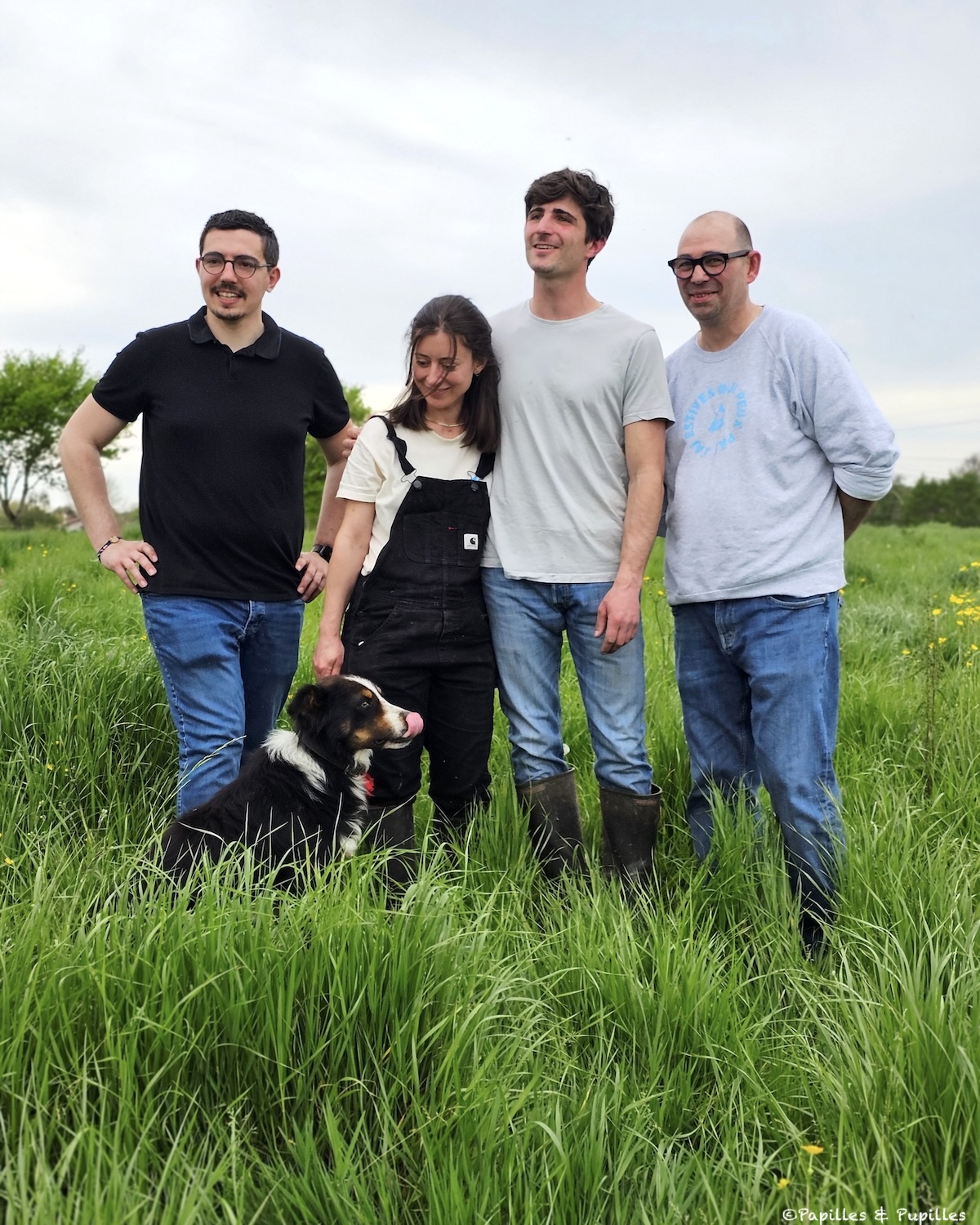 Bastien, Emilie, Adrien et Beñat