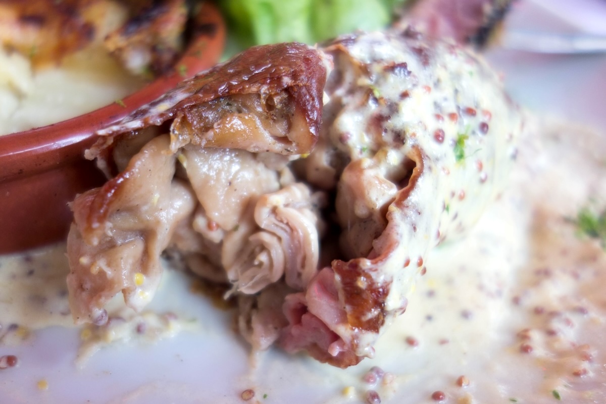 Andouillette à la chablisienne