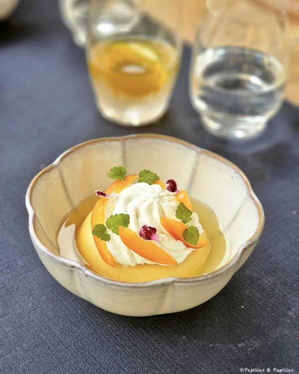 Baba 1er Grand Cru classé Sauternes 2005, abricots confits et mascarpone (12 €)