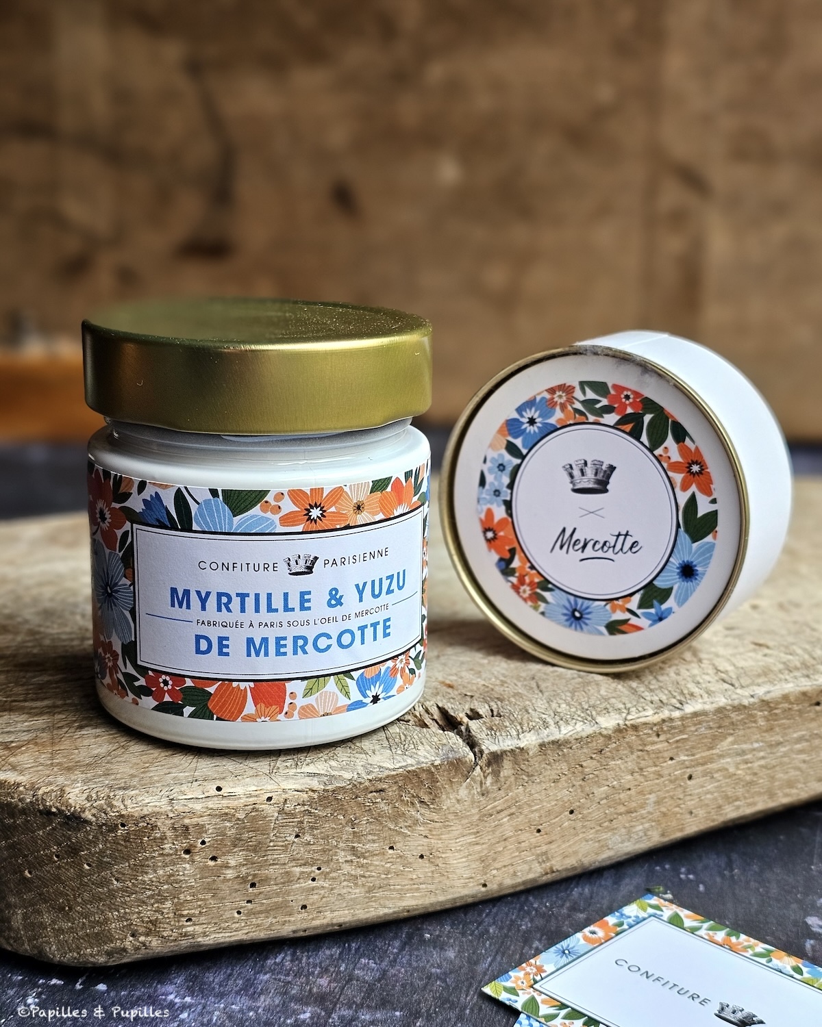 Confiture myrtilles yuzu