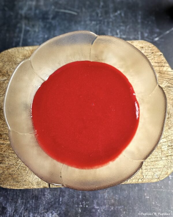 Coulis de framboises