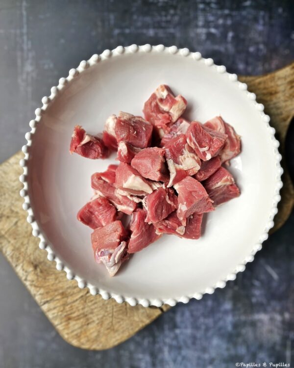Cubes de filet mignon