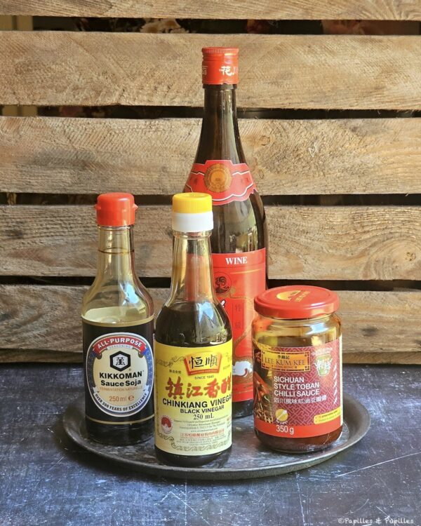 Ingrédients de la sauce