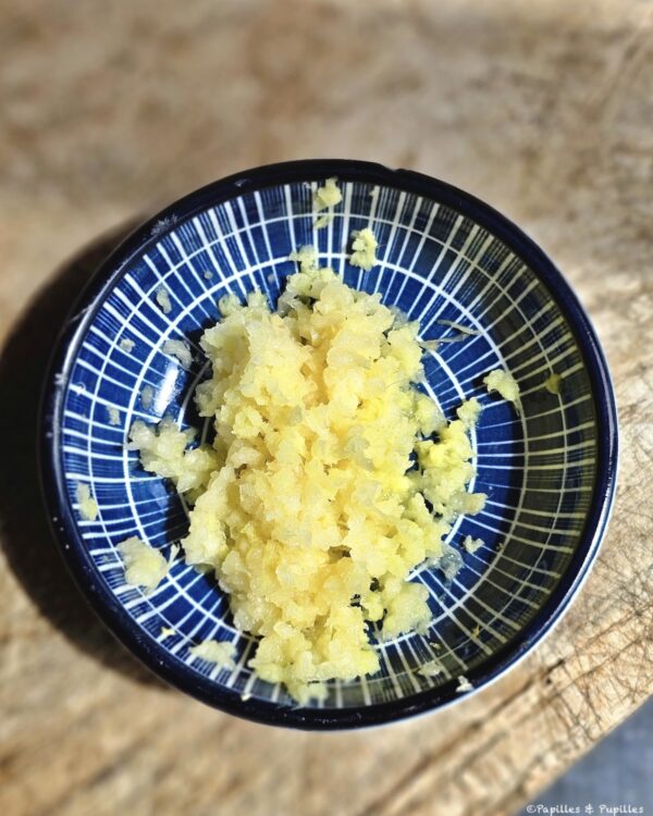 Mélange ail gingembre