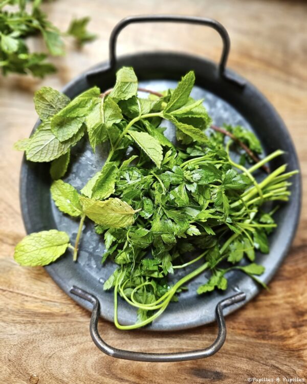 Menthe et persil