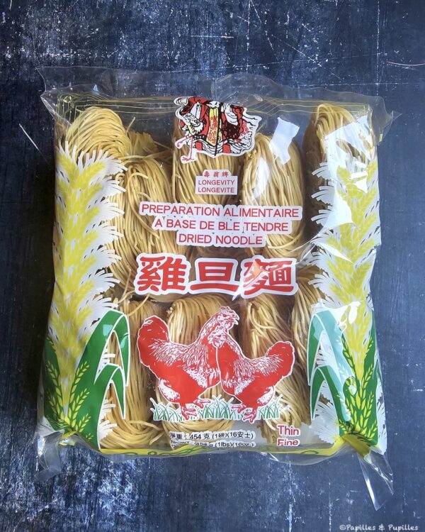 Nouilles fines de blé (nouilles de longévité)