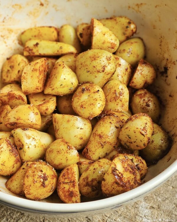 Pommes de terre dans saladier
