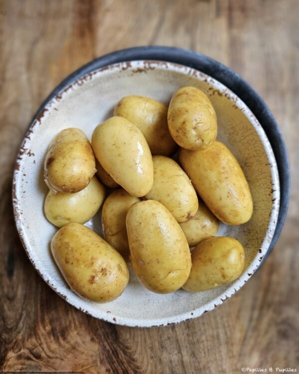 Pommes de terres lavées