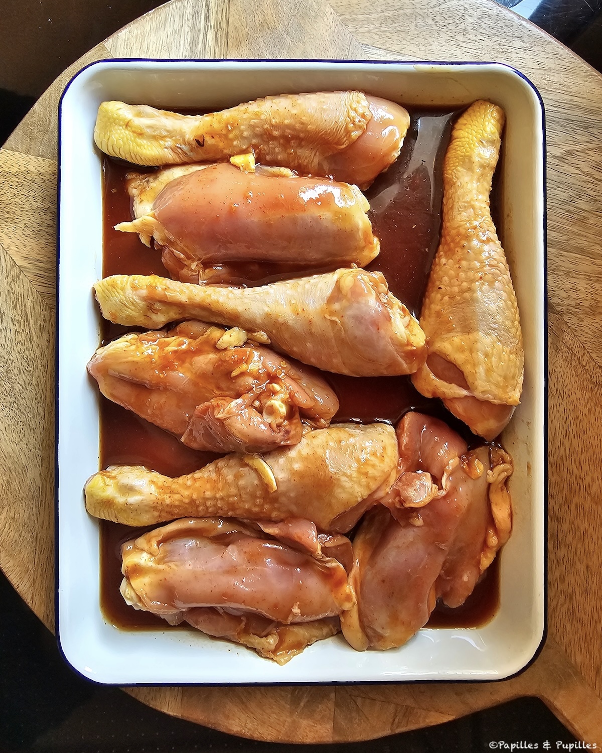 Poulet mariné