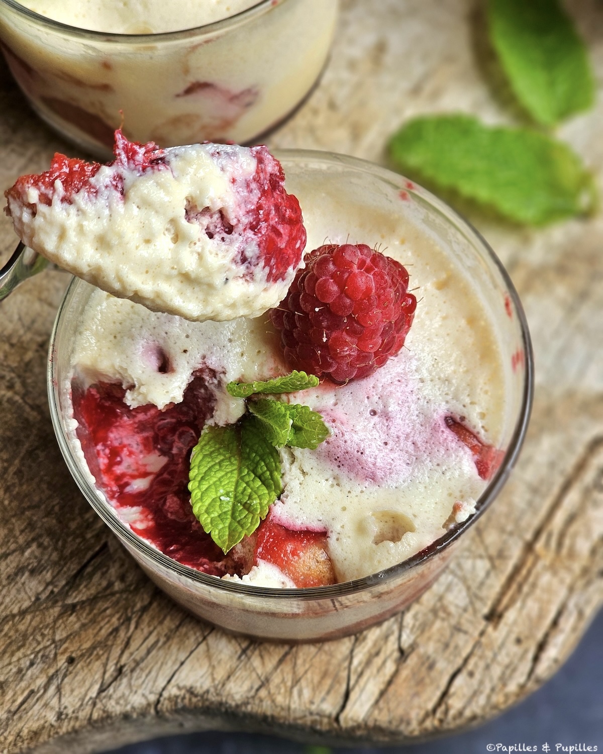 Tiramisu aux framboises