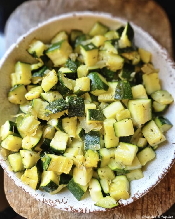 Courgettes cuites