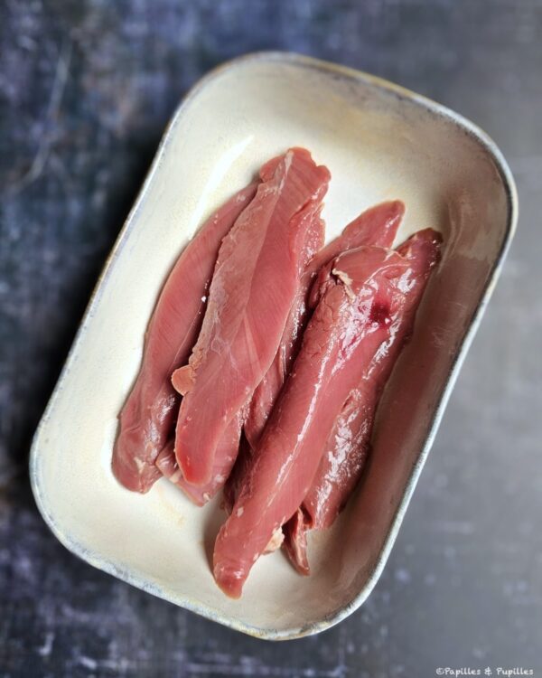 Aiguillettes de canard