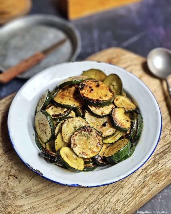 Courgettes à la plancha