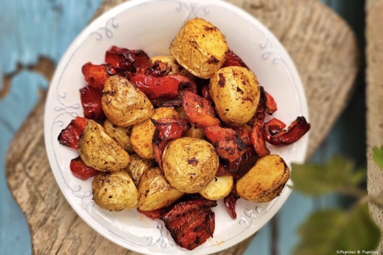 Pommes de terre et poivrons aux épices, cuits à l’air fryer