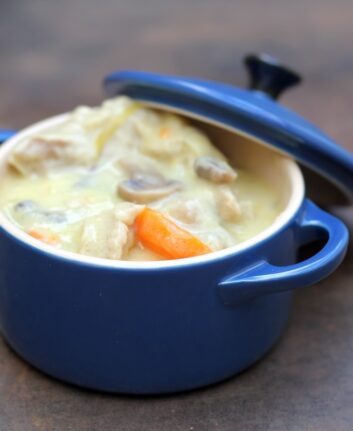 Blanquette de veau en mini cocotte