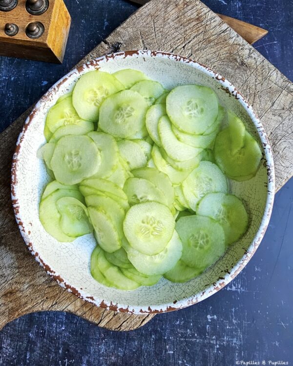 Lamelles de concombres séchées