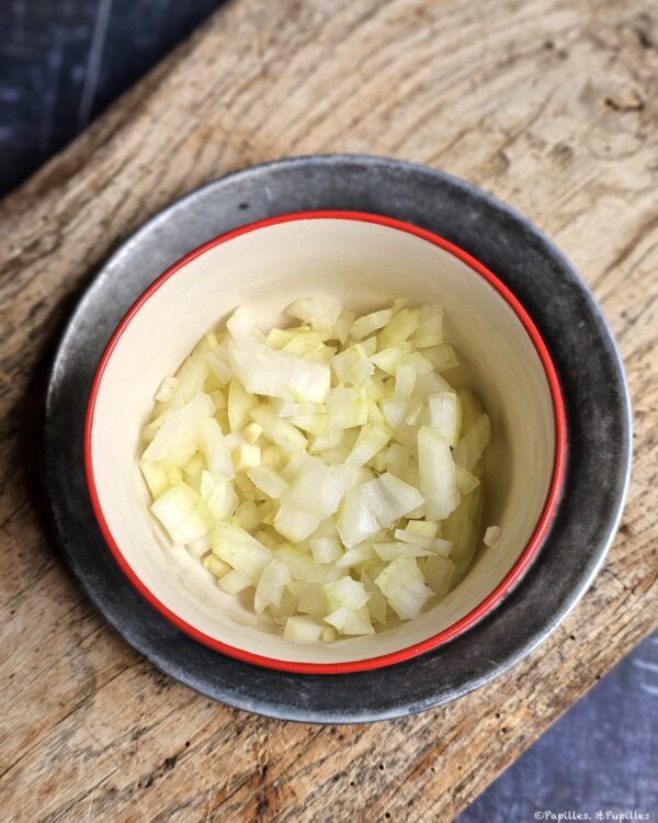 Oignon et ail, hachés