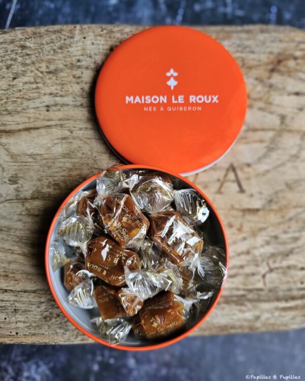 Boite de caramels au beurre salé