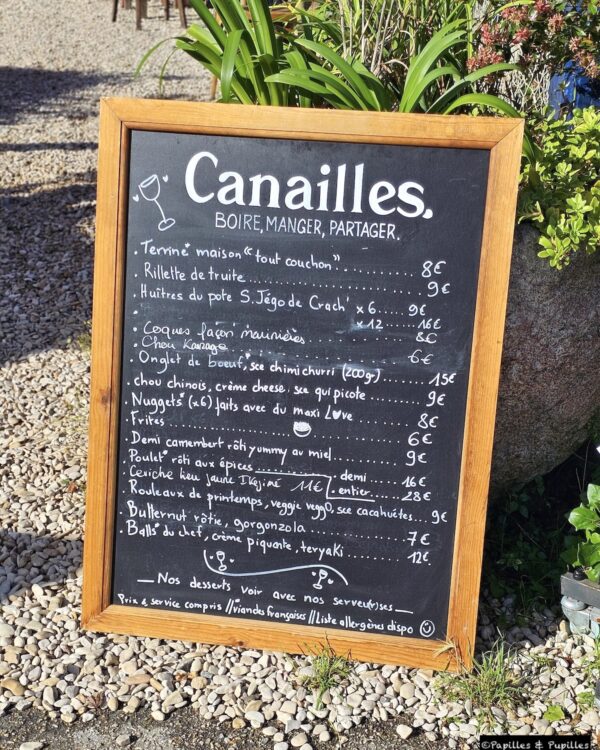 Menu Canailles