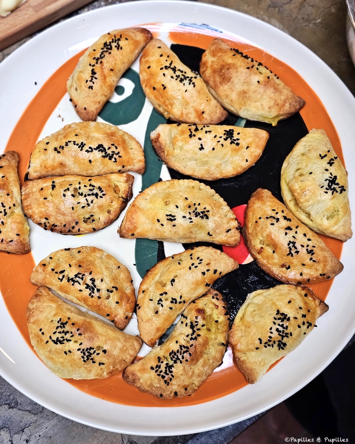 Chaussons aux pommes de terre et fromage, Ottolenghi