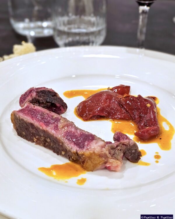 Côte de boeuf et piquillos