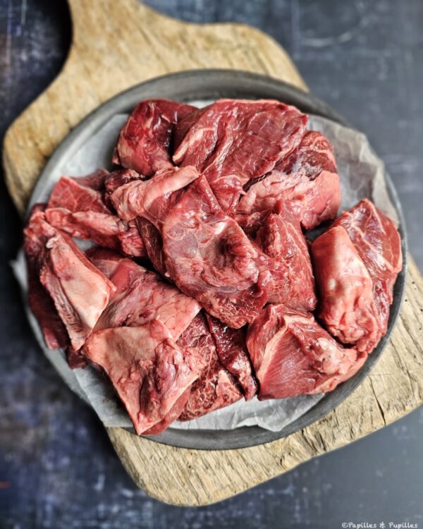 Cubes de joues de bœuf