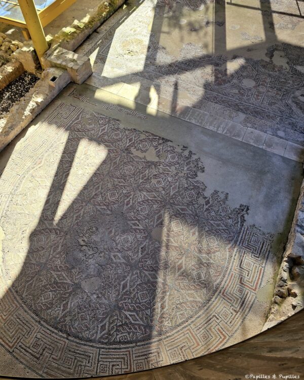 Mosaïsque, maison Romaine, Plassac