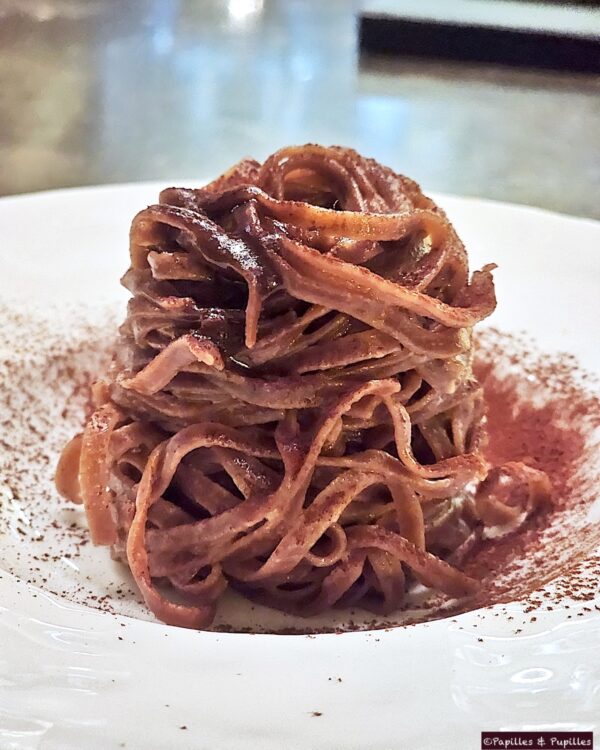 Pâtes fraîches au cacao